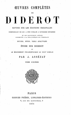 Couverture de Diderot - Oeuvres 06